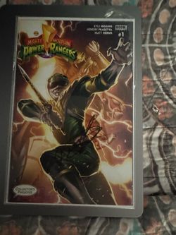 MMPR BOOM COMICS #1 signed by the late JDF