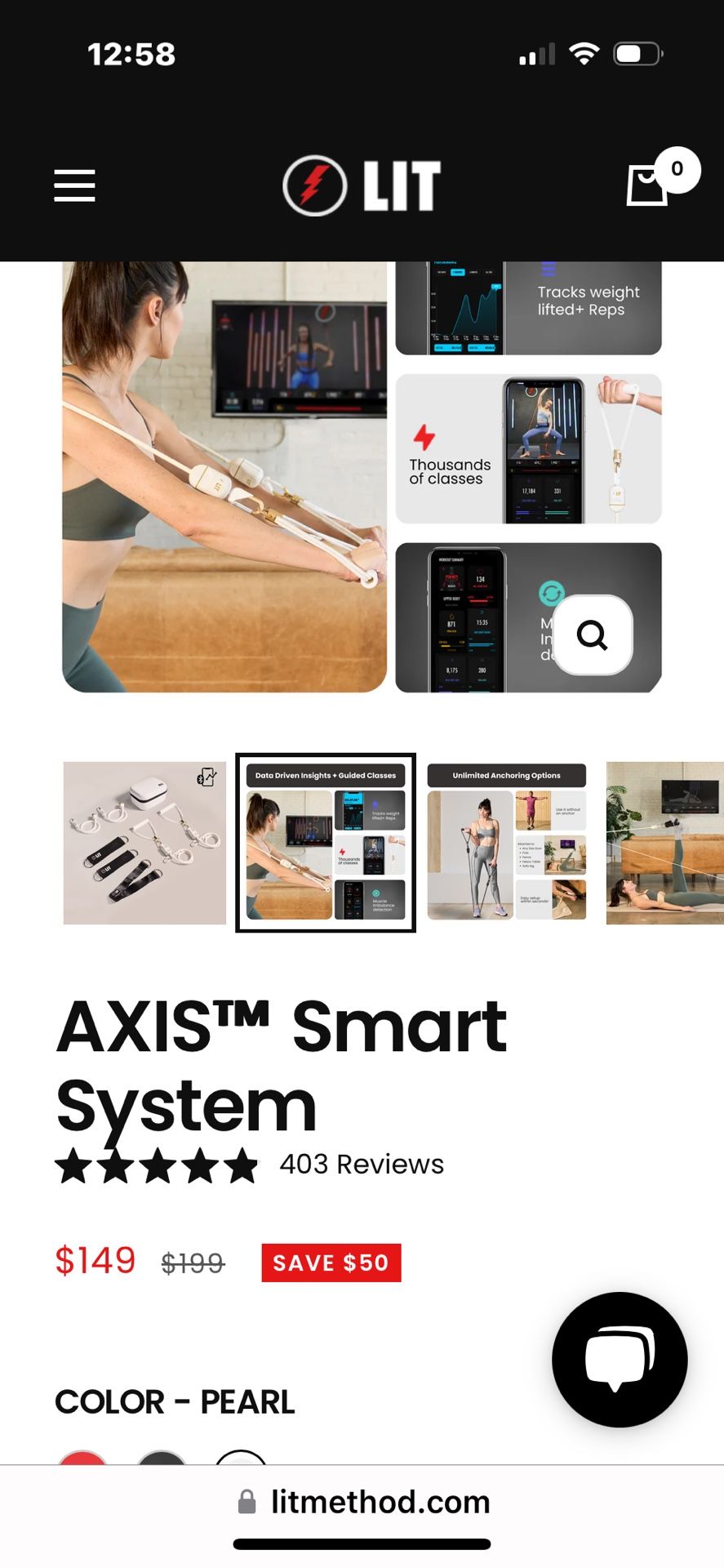 Lit Axis Pilates Smart System