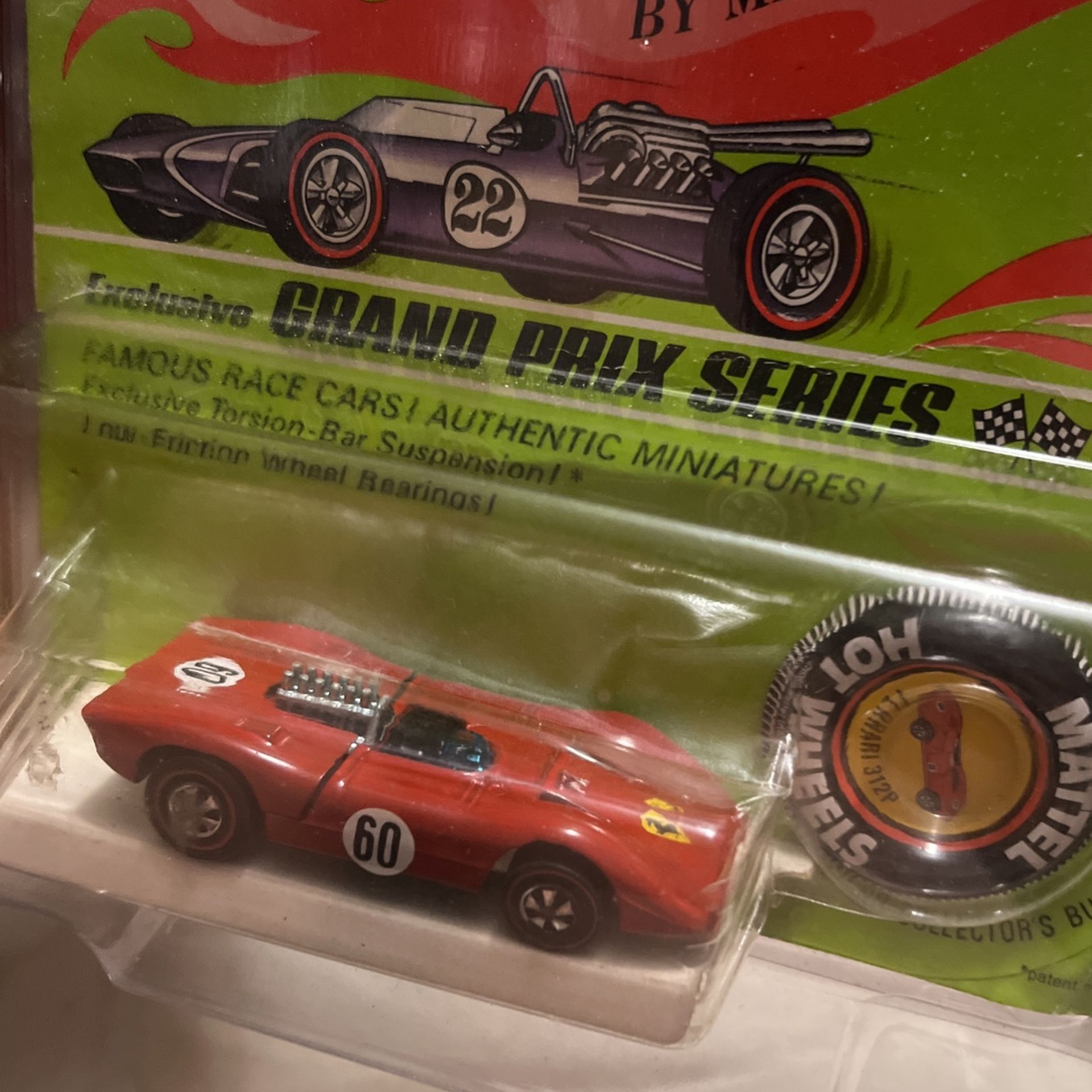 FERRARI 312P Redline Hot Wheels Vintage 1974 Die Cast 1:64 Enamel Red Hong Kong | #3898964109