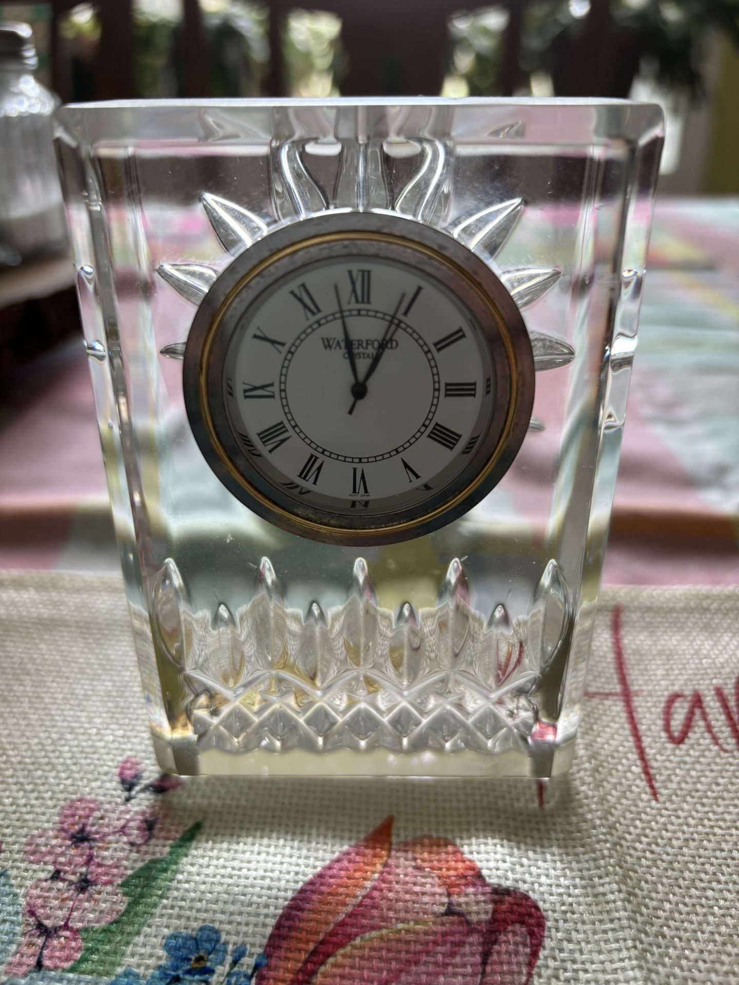 Waterford Crystal Clock