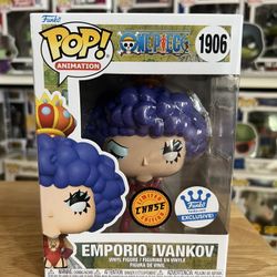 CHASE LIMITED EDITION EXCLUSIVE Emporio Ivankov One Piece Funko Pop #1906 Anime