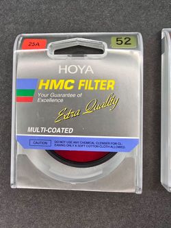 HOYA 52mm Red 25A Multi-Coated Glass Filter