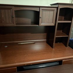 Office computer desk solid wood