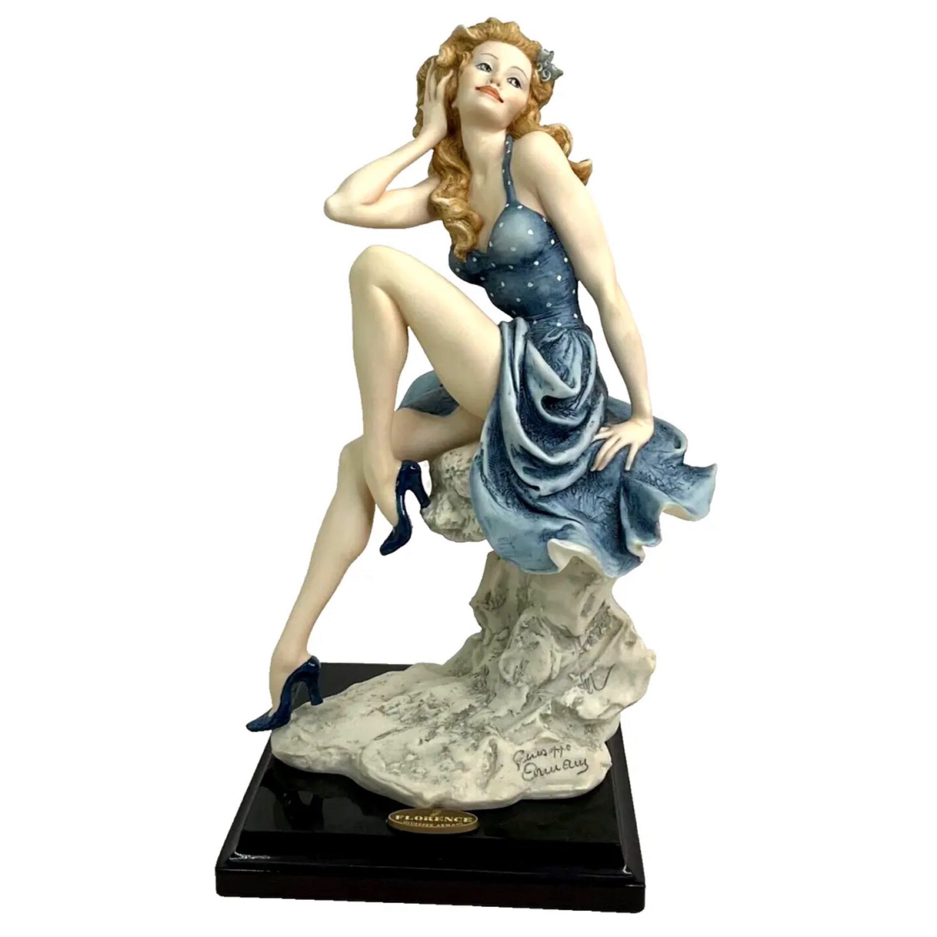 Florence Giuseppe Armani Waiting Open Edition Sculpture for