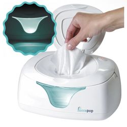 hiccapop Baby Wipe Warmer and Baby Wet Wipes Dispenser | Baby Wipes Warmer for Babies | Diaper Wipe Warmer with Changing Light