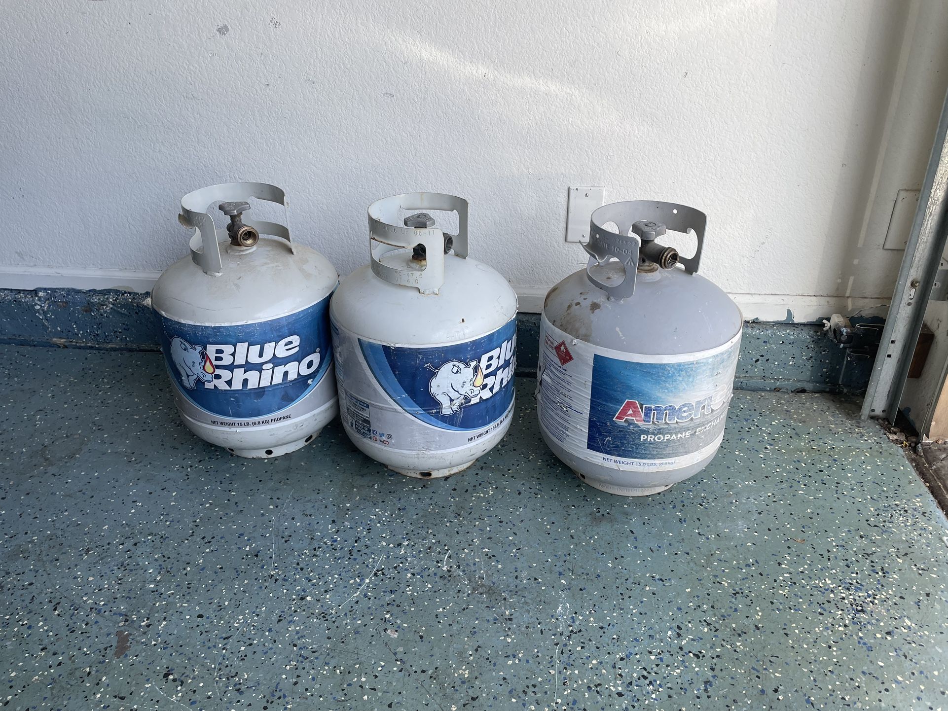 3 Tanque De Gas Vacios