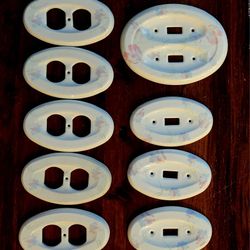Ceramic Light Switches, Electric Plugs, Drawer Nobs