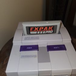 Snes With fxpak Pro. And Every Game.  Clean System With 2 Controllers. 