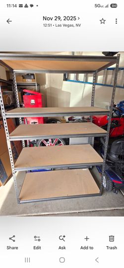 Storage rack 4ft by 72 inches