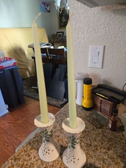 2 piece Lenox candle holder