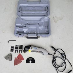 Dremel 6300 120V Multi-Max Oscillating Kit with Case Corded Electric - Gray

Dremel 6300 oscillating multi-tool. 
Key specifications include:
Voltage: