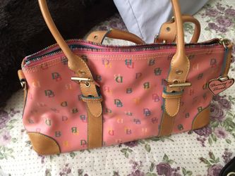 Pink Dooney & Burke handbag