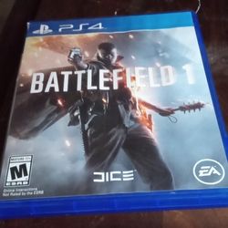 Battlefield 1 PS4 Replacement Video Game Case 