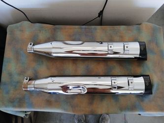 S&S Cycle  Mk45 slip on mufflers for Harley touring