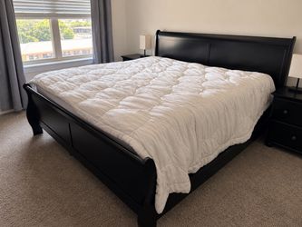 King size bed frame