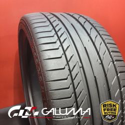 1(One) Tire LikeNEW Continental ContiSportContact 5 SSR Run Flat 255/35R19 85920