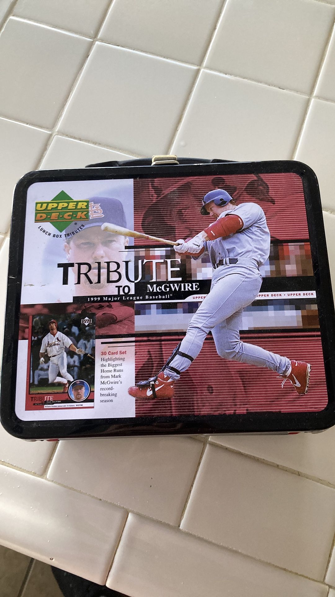 Upper Deck 1999 Mark McGwire Tribute Baseball Cards Complete Set w/ Tin