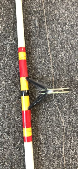 Vintage custom made fishing rod in good condition