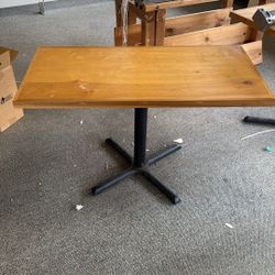 Wooden Pedestal Tables 