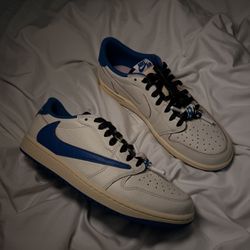 jordan 1 retro low ‘fragment x travis scott sail military blue’