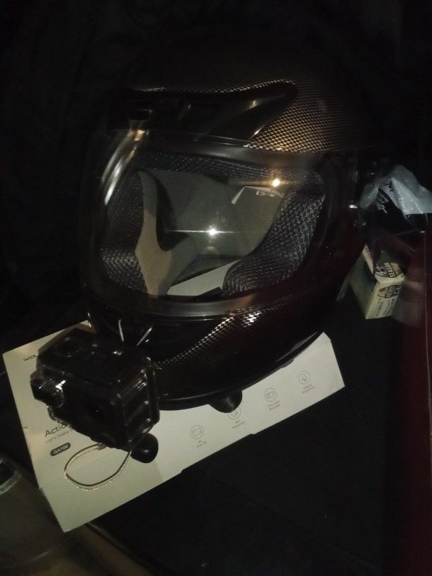 Motorcycle Helmet Medium Odot And Gopro Trades