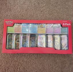 Pokemon TCG Scarlet & Violet Prismatic Evolutions 8-Pack Mini Tin Costco Exclusive