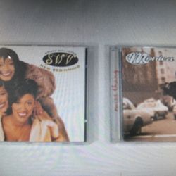 Lot of 2 R & B CD's (Monica: Miss Thang) (Sisters With Voices: New Beginning)