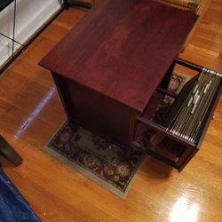 wood file cabinet table