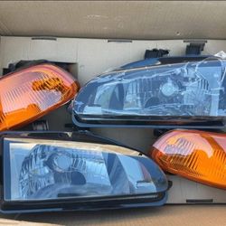 92-95 HONDA CIVIC HEADLIGHTS FAROS CALAVERAS MICAS LUCES