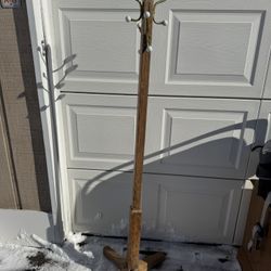 Wooden Coat Rack
