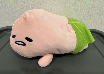 Sanrio Gudetama Plush Mochimochi Sakuramochi BIG 35cm/13.77" Sanrio Gudetama
