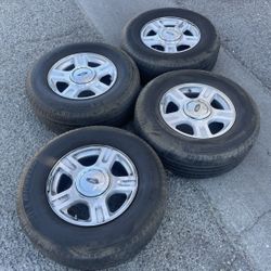 4 - 265/70r17 6x135 6x5.31 Ford F-150 Expedition Rims Wheels With Tires!