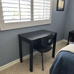 Desk and chair