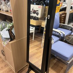 Jewelry Armoire with Mirror