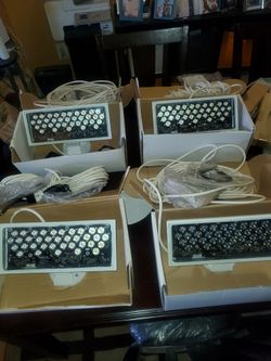 4 brand new colorbiast white 7090 leds clear lens stage lighting.
