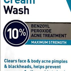 CeraVe Acne Foaming Cream Cleanser 5 oz - Brand New Sealed 