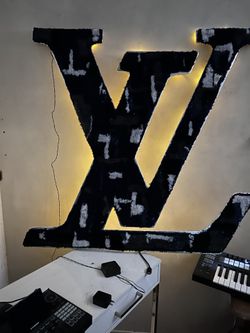 Louis Vuitton LV tufted wall art