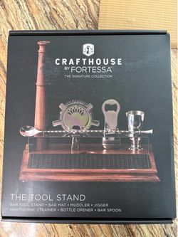 Crafthouse by Fortessa Signature Collection Bar Tool Set with Stand