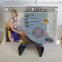Lakers  Pau Gasol  Parallel  Card