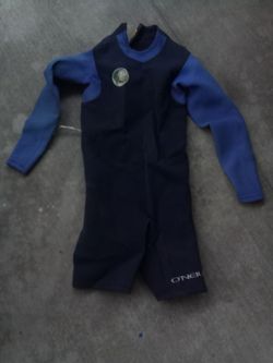 Adult Short-Leg O'Neil Wetsuit and Flipper Set