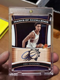 Oso Ighodaro Topps Marks of Excellence Auto