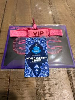 EDC Sunday VIP passes/World Market shuttles passes