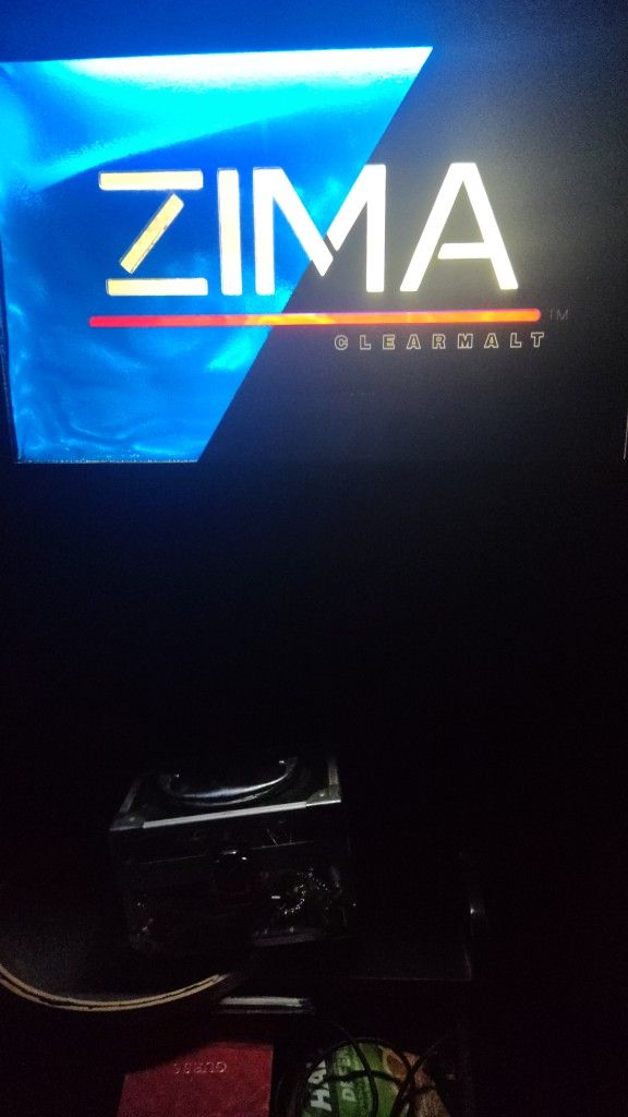 1993 Vintage Zima Mirrored Clear Malt Light