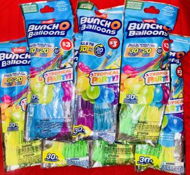 Zuru Bunch O Balloons 210 Easy Fill Water Balloons!! 7 Packs Of 30!