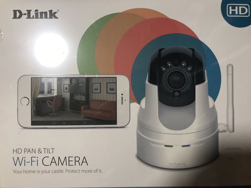 DLink HD Pan & Tilt WIFI Camera NO Monthly Pay
