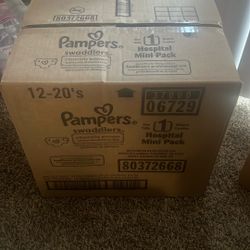 Size One Box Pampers