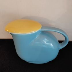 Hall Pitcher Lid Ceramic China Water Tea Server Glossy Glass 