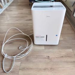 Midea 50 Pint Dehumidifier with Pump, 4,500 Sq. Ft, Energy star Reusable Air Filter, Continuous Drainage, Wi-Fi Enabled, Works with Alexa, Quiet Opera