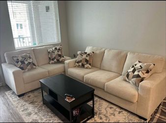 Light Beige LOVE SEAT ONLY for sale