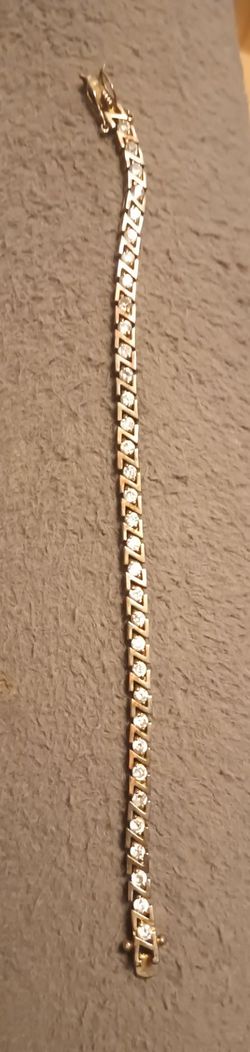 Z link 14k tennis braclet